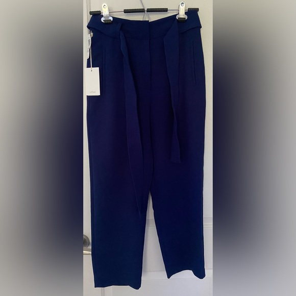 Wilfred Classic Navy Tie-Front Pant - Size 6 - Picture 1 of 4